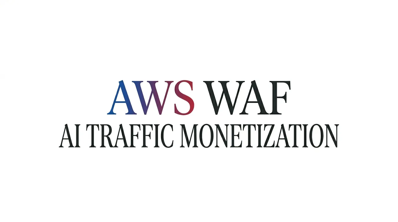 Monetize AI Bot Traffic with AWS WAF: Get Paid by AI Agents