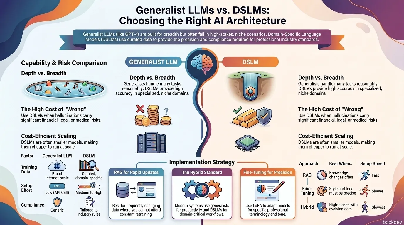 Generalist Giants vs. DSLMs: Which AI Model Should You Actually Use?