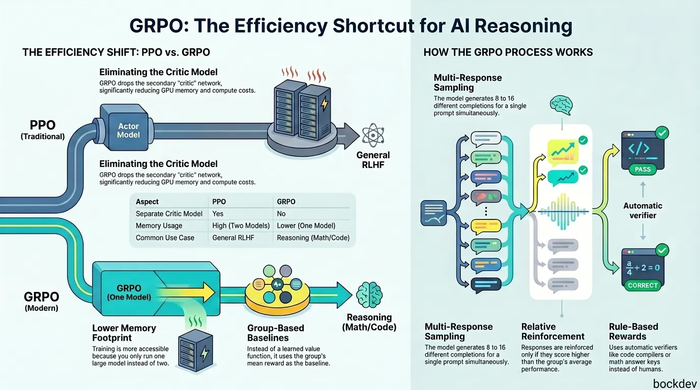 GRPO Explained: The Efficiency Shortcut Powering Modern Reasoning Models
