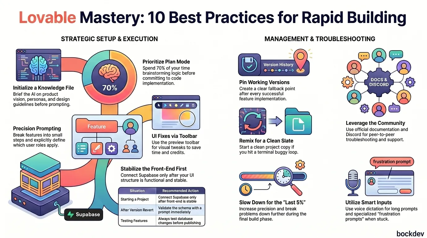 How to Build Faster on Lovable: 10 Best Practices That Actually Work