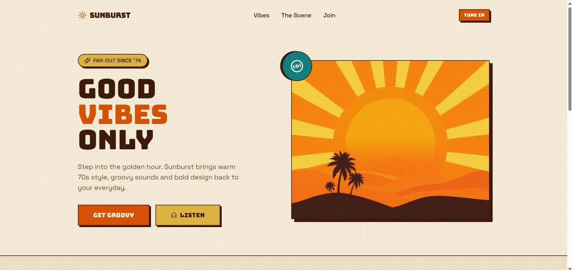 Landing Page - Retro Style. (Output 16 June 2026)
