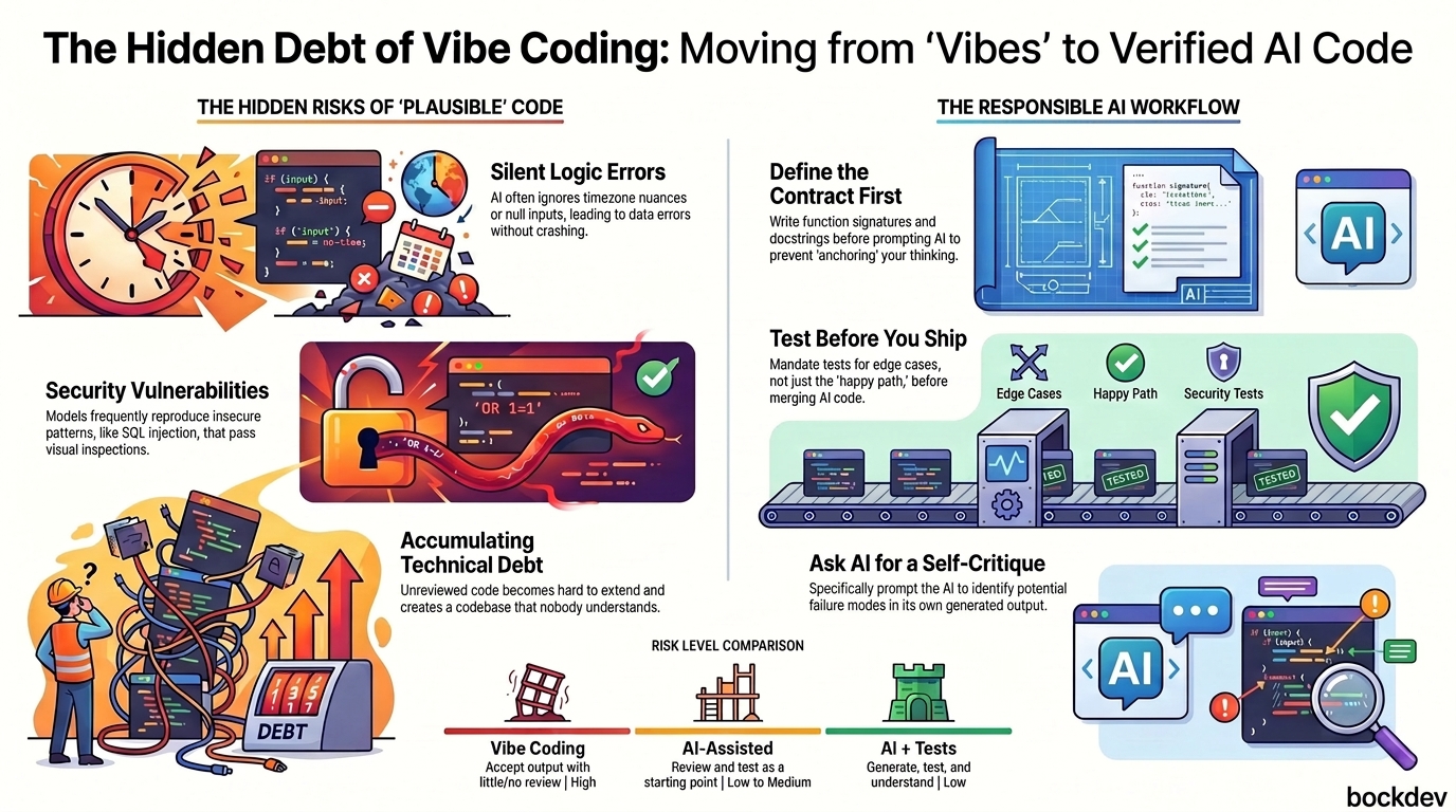 The Danger of Plausible-Looking Code: The Real Cost of Vibe Coding