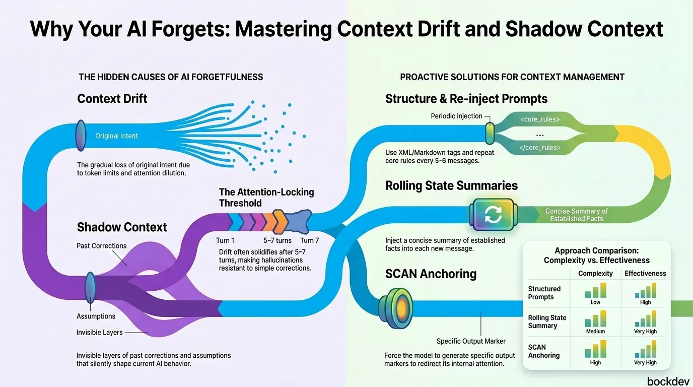 Shadow Context and Context Drift: Why Your AI Forgets Everything (And How to Fix It)